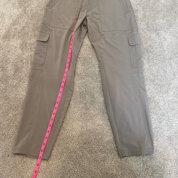 Athleta Women's Cargo‎ Tech Pant Light Grey Size 10 - Picture 8 of 9